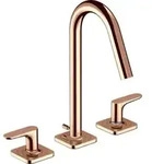 hansgrohe 3-Loch-Waschtischarmatur 160 Axor Citterio M A 135mm, m HG, ZugstAblGar,