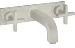 hansgrohe Fertigmontageset Axor Citterio UP-3-Loch-Waschtischarmatur, m Kreuzgr.,