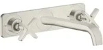hansgrohe Fertigset Axor Citterio E UP-3-Loch-Waschtischarmatur, A 220mm, Pl, ED