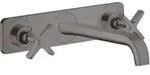 hansgrohe Fertigset Axor Citterio E UP-3-Loch-Waschtischarmatur, A 220mm, Pl, b bla