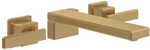 V&B Dreiloch-Waschtischarmatur Mettlach o Abl., verst. Reg., Wd., brush. gol