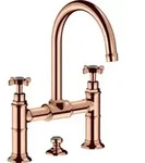 hansgrohe Zwei-Griff-Waschtischarmatur 220 Axor Montreux A 175mm, m Kreuz,