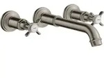 hansgrohe Fertigmontageset Axor Montreux UP-WT-3-L-Ar, A 165-225mm, Edelstahl-Optik
