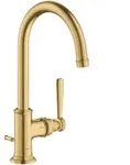 hansgrohe Waschtisch-Einhebelmischer 210 Axor Montreux A 175mm, m ZugstAblGar, brush.