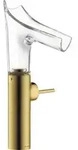 hansgrohe Waschtisch-Einhebelmischer Axor Starck V 220 m Glas, unver Abl.garn, pol.