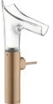 hansgrohe Waschtisch-Einhebelmischer Axor Starck V 220 m Glas, unver Abl.garn, brush.