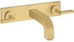 hansgrohe Fertigmontageset Axor Citterio UP-3-Loch-Waschtischarmatur, m H-Gr, brush.