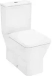 hansgrohe Stand-WC EluPura Original Q m aufg. Sp&uuml;lkasten und WC-Sitz, wei&szlig;