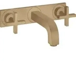 hansgrohe Fertigmontageset Axor Citterio UP-3-Loch-Waschtischarmatur, m Kreuzgr.,