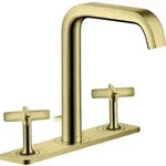 hansgrohe 3-Loch-Waschtischarmatur 170 Axor Citterio E A 165mm, m ZugstAblGar, Pl,