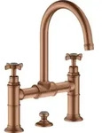 hansgrohe Zwei-Griff-Waschtischarmatur 220 Axor Montreux A 175mm, m Kreuz,