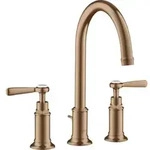 hansgrohe 3-Loch-Waschtischarmatur 180 Axor Montreux A 175mm, m H-Gr, ZugstAblGar, b