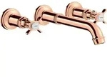 hansgrohe Fertigmontageset Axor Montreux UP-WT-3-L-Ar, A 165-225mm, pol. r gol