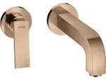 hansgrohe Fertigmontageset Axor Citterio UP-Waschtisch-Einhebelmischer, A 220mm, m