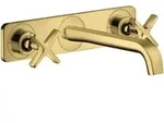 hansgrohe Fertigset Axor Citterio E UP-3-Loch-Waschtischarmatur, A 220mm, Pl, pol.