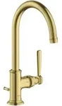 hansgrohe Waschtisch-Einhebelmischer 210 Axor Montreux Ausl. 175mm, m Zugst.Abl.Gar.,