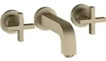 hansgrohe Fertigmontageset Axor Citterio UP-3-Loch-Waschtischarmatur, m Kreuzgr.,