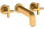 hansgrohe Fertigmontageset Axor Citterio UP-3-Loch-Waschtischarmatur, m KrG, brush.