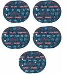 Bosch EXPERT O780 Foil Schleiffolie Set, 125 mm, G60/G80/G120/G180, G240, 55-tlg.