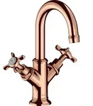 hansgrohe Zwei-Griff-Waschtischarmatur 160 Axor Montreux m KrG, Zugst.Abl.Gar., f