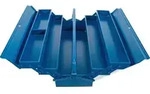 BGS Metall-Werkzeugkasten, leer, 530 x 200 x 200 mm, 5 F&auml;cher
