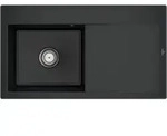 V&B Sp&uuml;le Subway Style 50 li, m Abl.garn, Hand., pure black