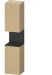 Duravit Hochschrank Qatego 40x36x1760cm, 2 T, An l, gra m/Eich Nat