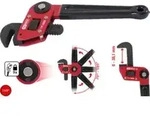 KS Tools Einhand-Rohrzange 1.1/2" mit verstellbarem Kopf