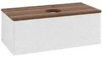 V&B Waschtischunterschrank mit Frontstruktur Antao 100x36x50cm, HL, WBP w. wal, glo