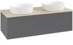 V&B Waschtischunterschrank ohne Frontstruktur Antao 120x36x50cm, WBP botti., Anthrac.