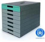 DURABLE Schubladenbox IDEALBOX Pro 7 Blauer Engel blau (776306)