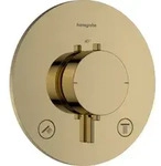 hansgrohe Thermostat Ecostat Comfort S UP, f 2 Verbr., 24 l/m., pol. gold optic
