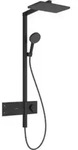 hansgrohe Showerpipe Raindance Alive Q 1jet, 12 l/min, schwarz matt