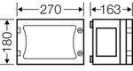 Hensel Leergeh&auml;use EB-Mass216x126x136mm FP 0120
