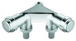 Grohe WAS-Doppelventil 1/2", einfach, chrom (41022000)