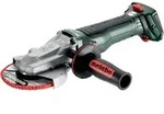 Metabo Akku-Flachkopf-Winkelschleifer WVBF 18 LT BL 11-125 Quick (601307840), metaBOX