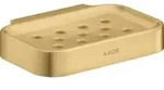 hansgrohe Seifenschale Axor Uni. Circular 127x90mm, Wandmont., brushed gold optic