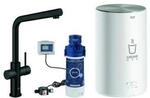 Grohe Armatur und Boiler Red Duo 30327_1 M-Size L-Auslauf velvet black