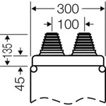 Hensel Kabeleinf&uuml;hrung d=70mm f&uuml;r MI-Verteiler Mi FP 82