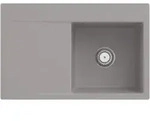 V&B Sp&uuml;le Subway Style 45 Flat re, m Abl.garn, Hand., fossil C-plus
