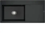 V&B Sp&uuml;le Subway Style 60 li, m Abl.garn, Hand., pure black