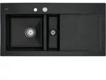V&B Sp&uuml;le Subway 60 li, m Abl.garn, Exzenter, pure black