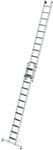MUNK Stufen-Seilzugleiter 2-teilig mit nivello&reg; Traverse und clip-step R13 2x12
