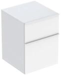 Geberit Seitenschrank iCon 45x60x47,6cm, 2 Laden, w/lack. hochgl.