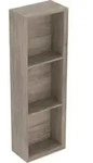 Geberit Regal 22,5x70x13,2cm, recht., nuss/Mel. Struk.