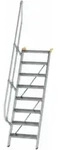 MUNK Aluminium-Treppe Stufen 60&deg; 8 Stufen