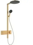 hansgrohe Showerpipe Raindance Alive S 1j, Mind.-Druck 1 bar, brushed bronze