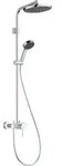 hansgrohe Showerpipe ACT S 240 1j EcoSmart 8 l/min chrom
