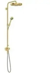 hansgrohe Fertigmontageset Axor One UP-Showerpipe 1j Eco 8 l/m brush br