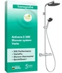hansgrohe Showerpipe ACT S 1j Thermostat EcoSmart 8 l/min chrom